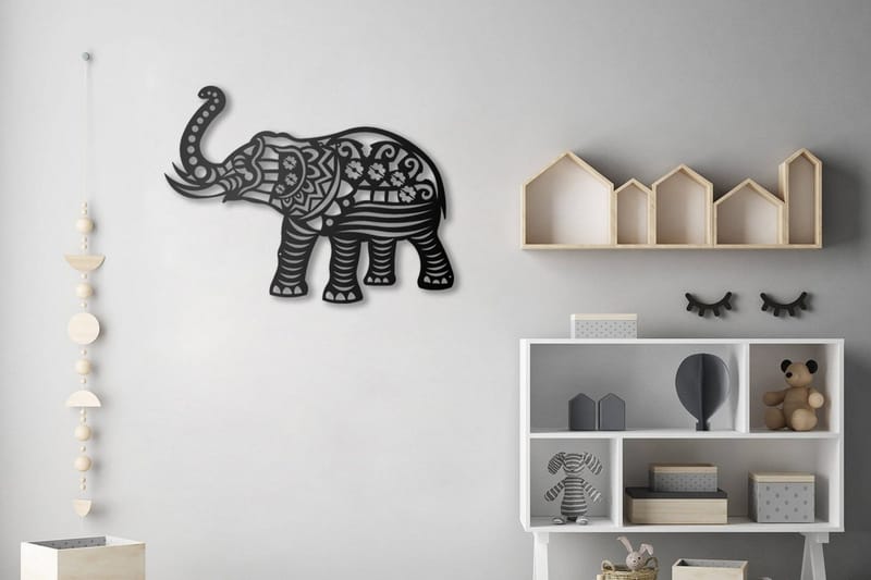 Dekorativt Vægtilbehør, Sort