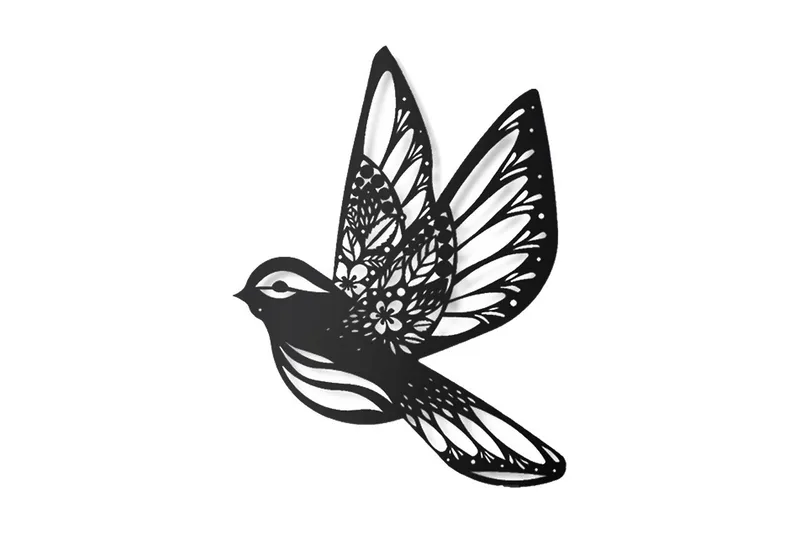 Dekorativt Vægtilbehør, Sort