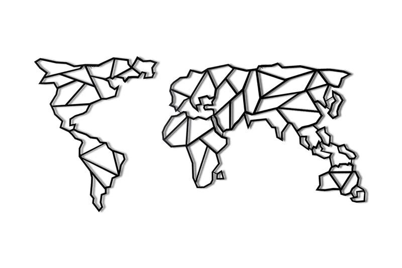 Dekorativt Vægtilbehør, Sort