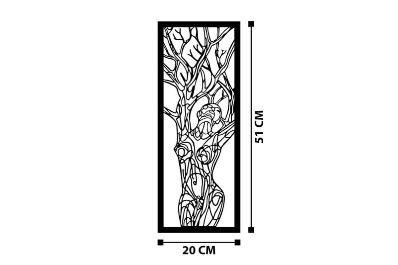 Destruction Vægdekor - Sort - Boligtilbehør - Vægdekoration - Skilt - Emaljeskilte