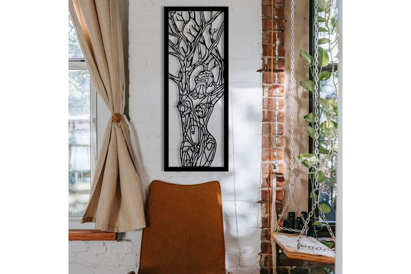 Destruction Vægdekor - Sort - Boligtilbehør - Vægdekoration - Skilt - Emaljeskilte