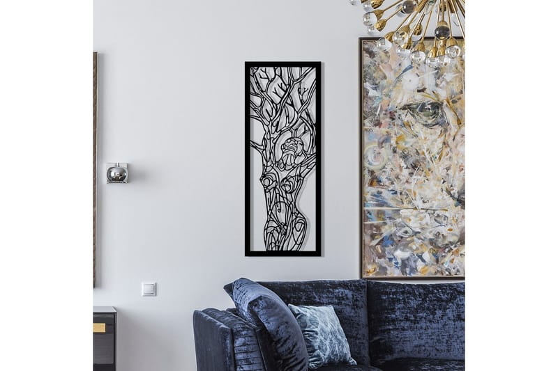 Destruction Vægdekor - Sort - Boligtilbehør - Vægdekoration - Skilt - Emaljeskilte