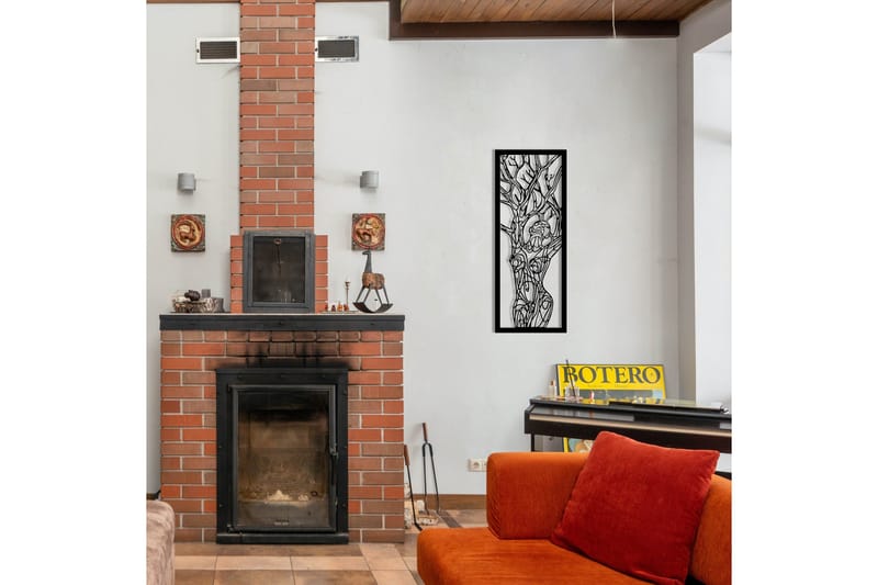 Destruction Vægdekor - Sort - Boligtilbehør - Vægdekoration - Skilt - Emaljeskilte