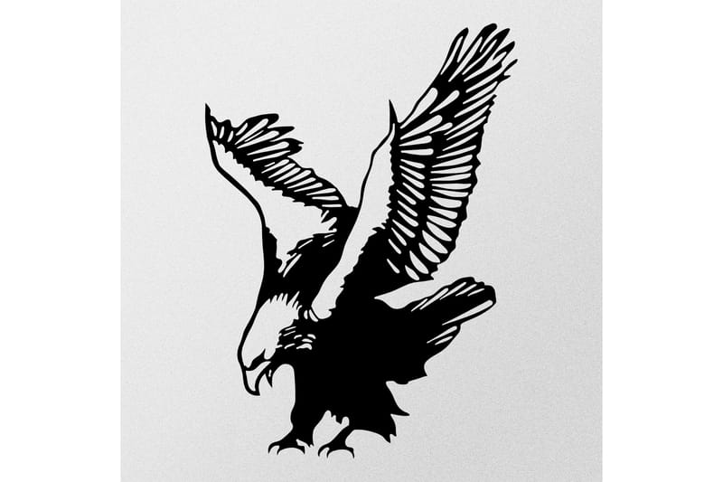 Eagle Metal Decor Vægdekor - Sort - Boligtilbehør - Vægdekoration - Skilt - Emaljeskilte