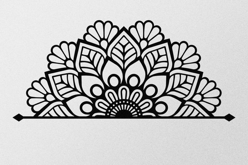 Esila Vægdekor - Sort - Boligtilbehør - Vægdekoration - Skilt - Emaljeskilte