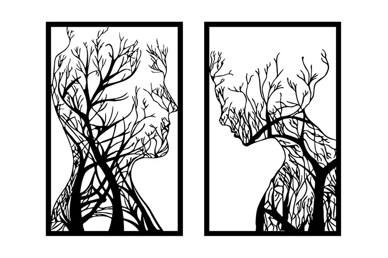 Extinction Vægdekor, Sort