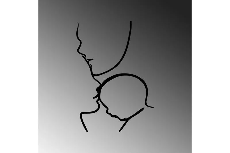 Family Vægdekor - Sort - Boligtilbehør - Vægdekoration - Skilt - Emaljeskilte