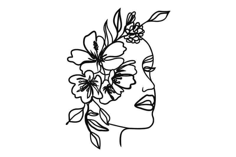 Farfalla Vægdekor, Sort