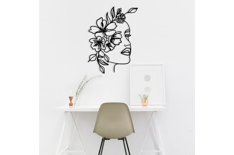 Farfalla Vægdekor - Sort - Boligtilbehør - Vægdekoration - Skilt - Emaljeskilte