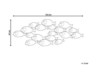 Fermium Vægdekoration 123 cm - Grøn - Boligtilbehør - Vægdekoration - Skilt - Emaljeskilte