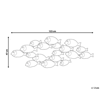 Fermium Vægdekoration 123 cm - Grøn - Boligtilbehør - Vægdekoration - Skilt - Emaljeskilte