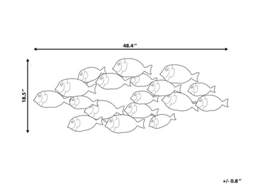 Fermium Vægdekoration 123 cm - Grøn - Boligtilbehør - Vægdekoration - Skilt - Emaljeskilte