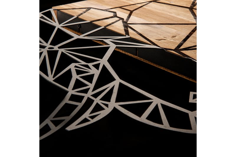 Great Elephant Vægdekor - Sort/Valnød - Boligtilbehør - Vægdekoration - Skilt - Emaljeskilte