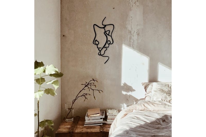 Interior Vægdekor - Sort - Boligtilbehør - Vægdekoration - Skilt - Emaljeskilte