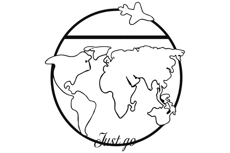 Juest Go Vægdekor, Sort