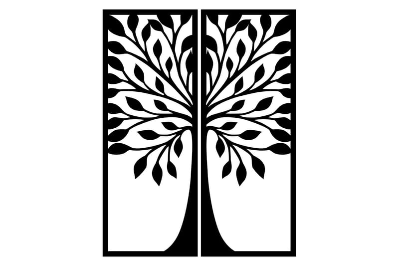 Legend Vægdekor, Sort