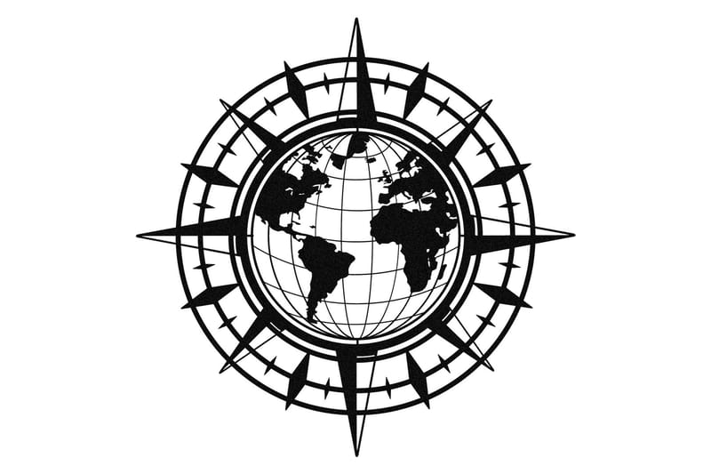 Real World Vægdekor, Sort