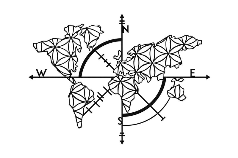 Ritorno Vægdekor, Sort