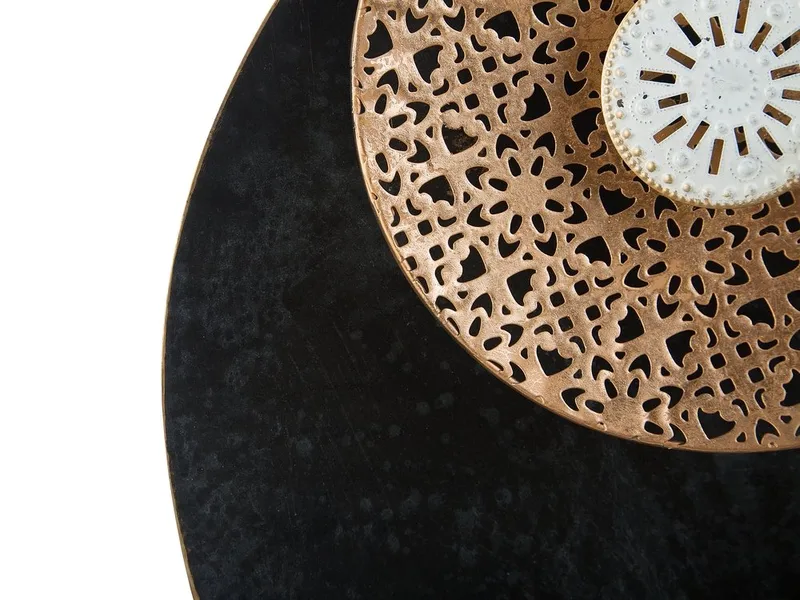 Rubidium vægdekoration med skaller 49 cm - Sort - Boligtilbehør - Vægdekoration - Skilt - Emaljeskilte