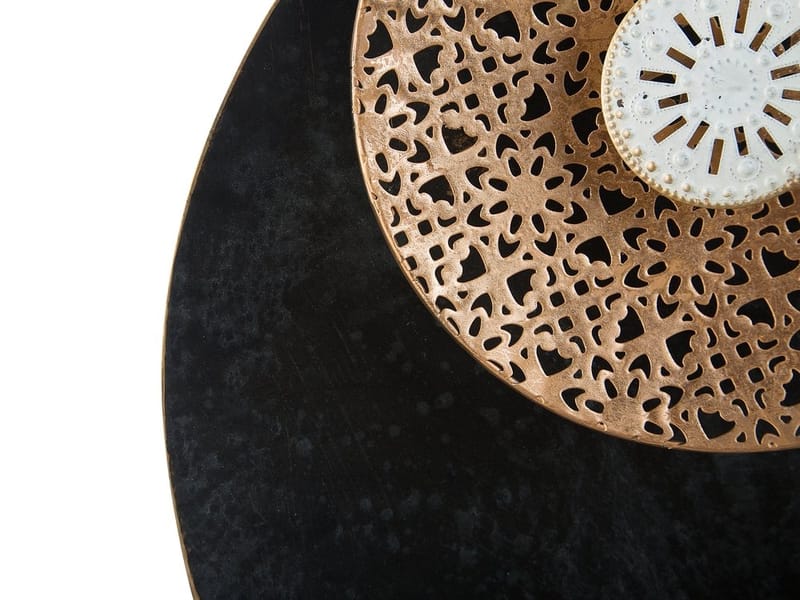 Rubidium vægdekoration med skaller 49 cm - Sort - Boligtilbehør - Vægdekoration - Skilt - Emaljeskilte