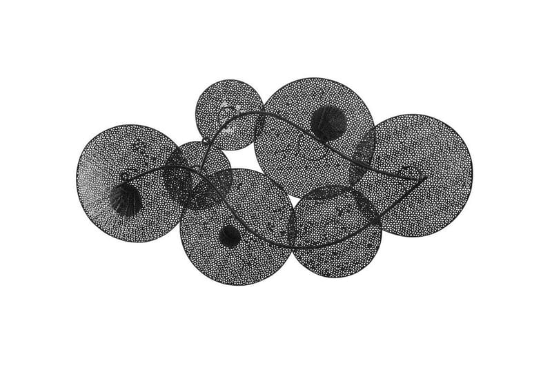 Rubidium vægdekoration med skaller 91 cm - Grøn - Boligtilbehør - Vægdekoration - Skilt - Emaljeskilte