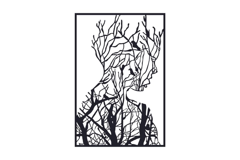 Salechard Skilt 48x70 cm VP Spanien, Metal / sort