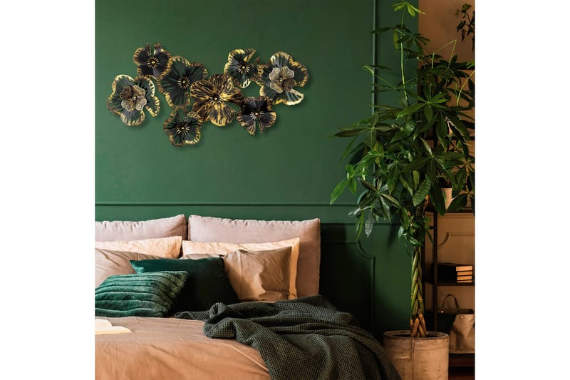 Shouguang Vægdekor - Sort/Guld - Boligtilbehør - Vægdekoration - Skilt - Emaljeskilte