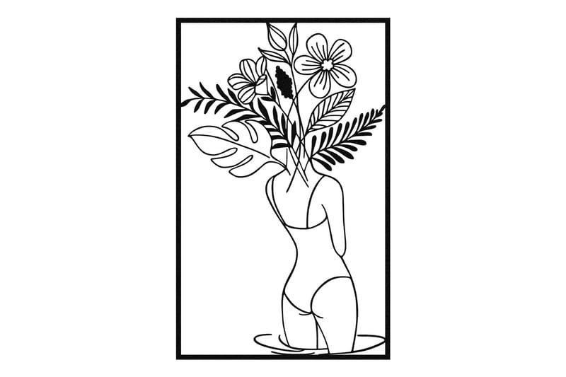 Spring in the Head Vægdekor, Sort