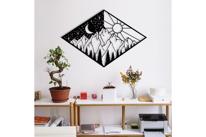 Suveyda Vægdekor - Sort - Boligtilbehør - Vægdekoration - Skilt - Emaljeskilte