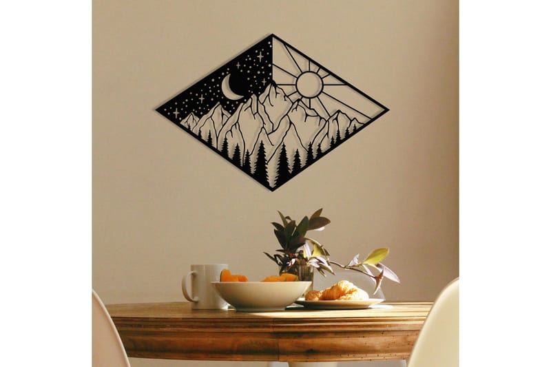 Suveyda Vægdekor - Sort - Boligtilbehør - Vægdekoration - Skilt - Emaljeskilte