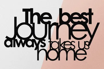 The Best Lourney Always Vægdekor - Sort - Boligtilbehør - Vægdekoration - Skilt - Emaljeskilte