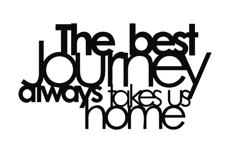 The Best Lourney Always Vægdekor, Sort