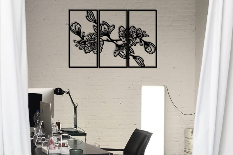 Utopia Vægdekor - Sort - Boligtilbehør - Vægdekoration - Skilt - Emaljeskilte