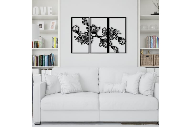 Utopia Vægdekor - Sort - Boligtilbehør - Vægdekoration - Skilt - Emaljeskilte