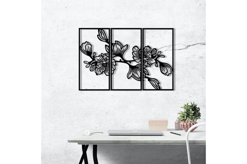 Utopia Vægdekor - Sort - Boligtilbehør - Vægdekoration - Skilt - Emaljeskilte