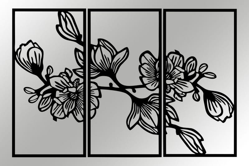 Utopia Vægdekor - Sort - Boligtilbehør - Vægdekoration - Skilt - Emaljeskilte