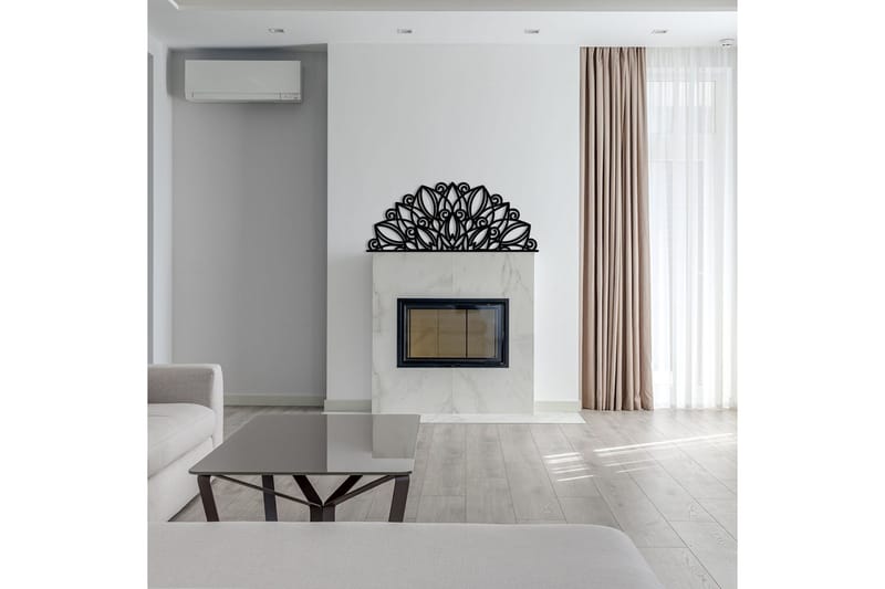 Venno Vægdekor - Sort - Boligtilbehør - Vægdekoration - Skilt - Emaljeskilte