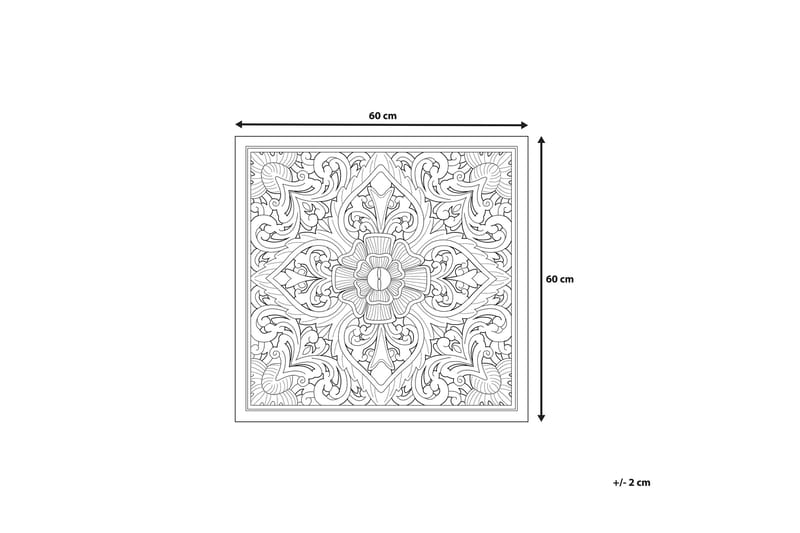 Yonora Vægdekoration 60 cm - Træ / natur - Boligtilbehør - Vægdekoration - Skilt - Emaljeskilte