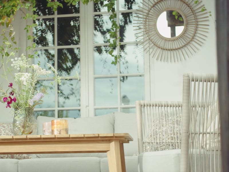 Spejl Hillerstorp Solara - Grå - Boligtilbehør - Spejle - Vægspejl