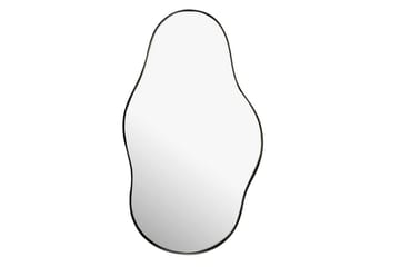 Spejl Wohnling Asymmetrisk metalramme oval 80 cm - Boligtilbehør - Spejle - Vægspejl