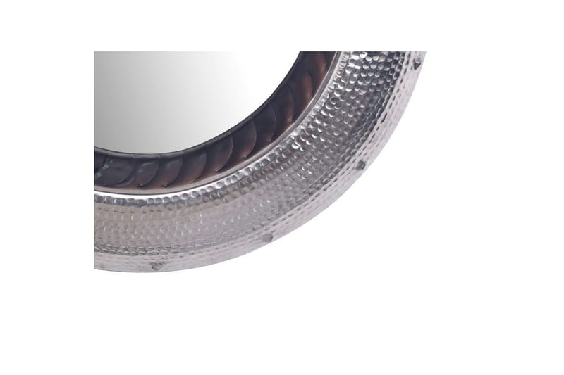 Spejl Wohnling Moderne bølgeformet metalramme rund 74 cm - Boligtilbehør - Spejle - Vægspejl