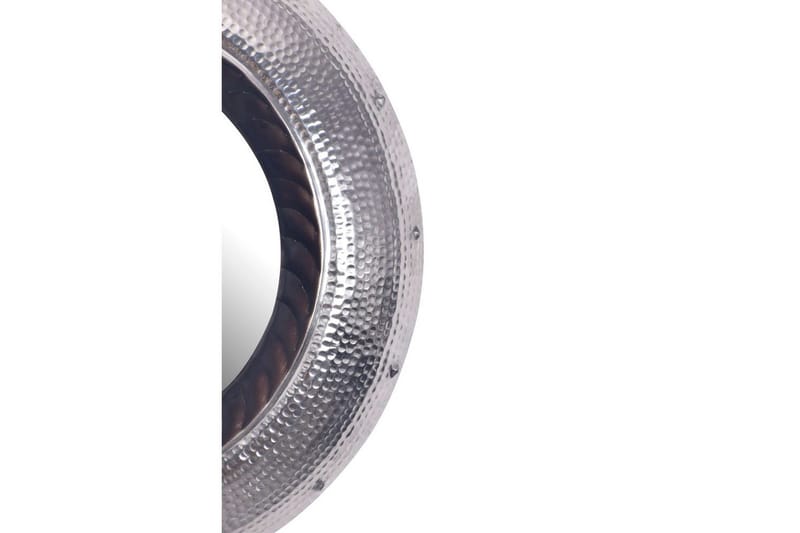 Spejl Wohnling Moderne bølgeformet metalramme rund 74 cm - Boligtilbehør - Spejle - Vægspejl