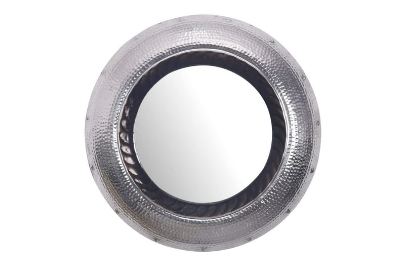 Spejl Wohnling Moderne bølgeformet metalramme rund 74 cm - Boligtilbehør - Vægdekoration - Rammer