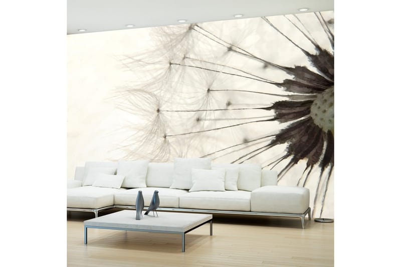 Fototapet White Dandelion 350x245, Artgeist sp. z o. o.