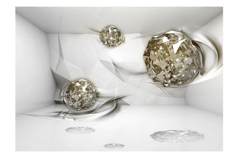 Canvastavle abstrakt diamanter 100x70 - Artgeist sp. z o. o. - Fototapeter