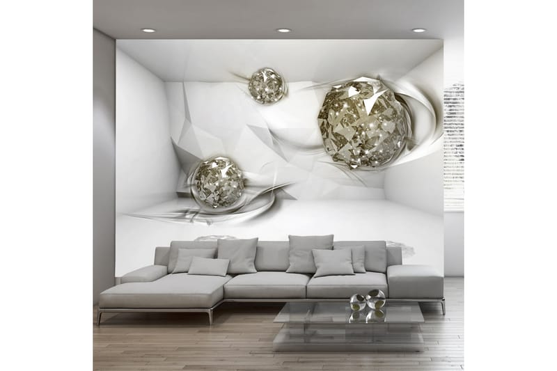 Canvastavle abstrakt diamanter 200x140, Artgeist sp. z o. o.