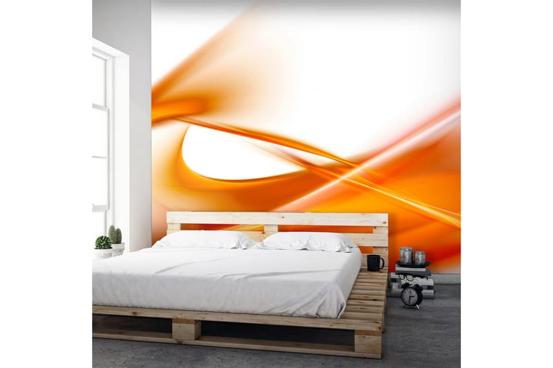 Canvastavle abstrakt orange 200x154, Artgeist sp. z o. o.