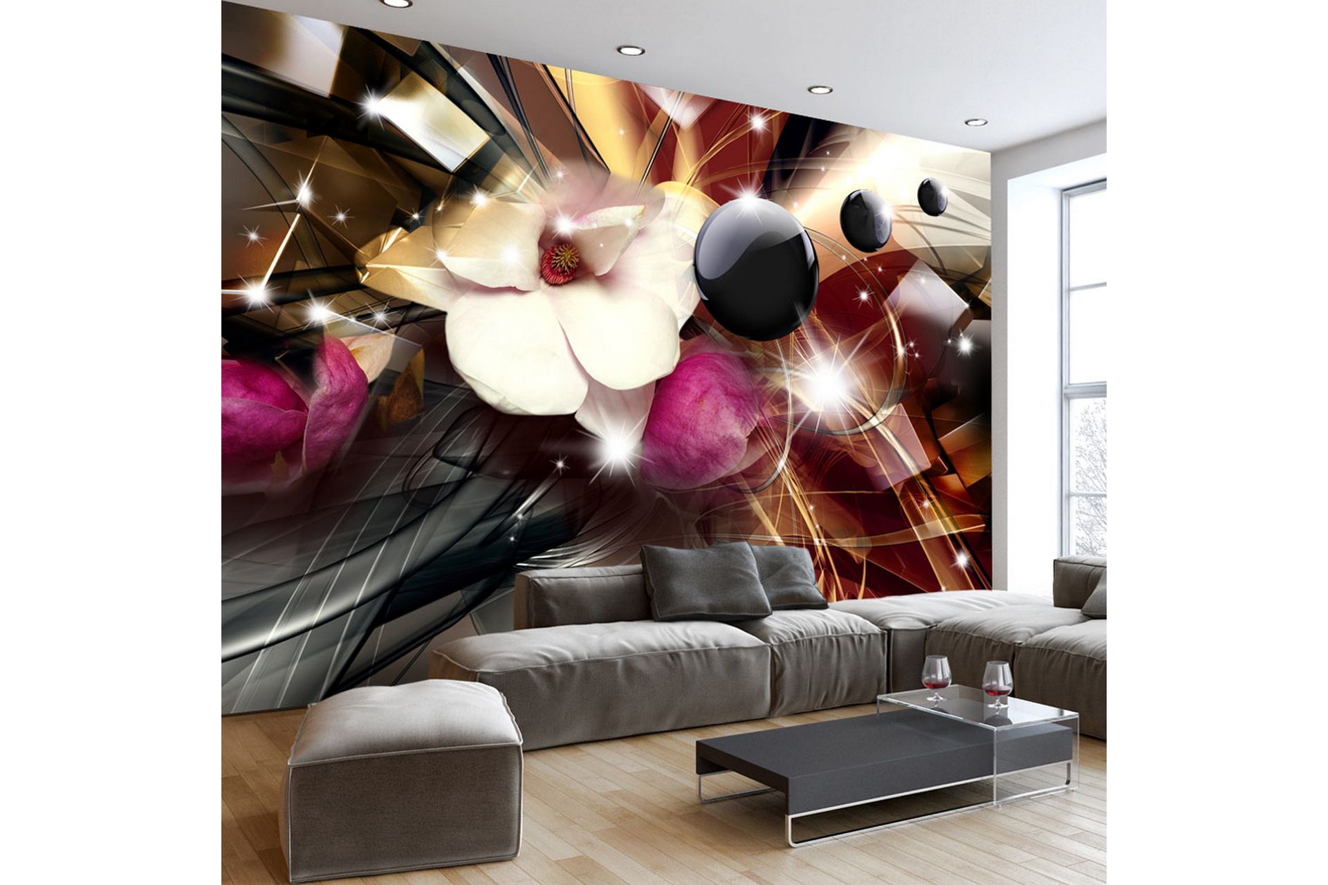 Canvastavle abstraktion af farver 100x70 - Artgeist sp. z o. o. - Boligtilbehør - Vægdekoration - Tapeter - Fototapeter