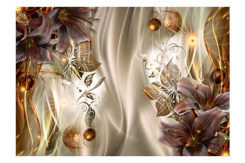 Canvastavle Amber Land 100x70 - Artgeist sp. z o. o. - Boligtilbehør - Vægdekoration - Tapeter - Fototapeter