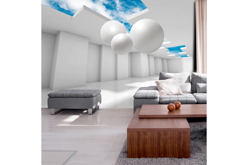 Canvastavle arkitektur af fremtiden 250x175 - Artgeist sp. z o. o. - Boligtilbehør - Vægdekoration - Tapeter - Fototapeter